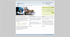 Desktop Screenshot of nettools.be